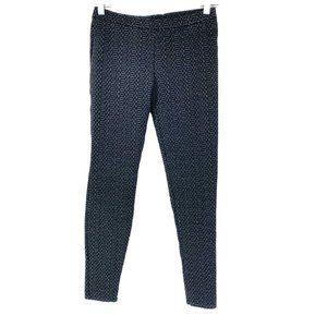 Joie XS Pants Keena Skinny Leggings Charcoal Heather Caviar Gray Black Ikat